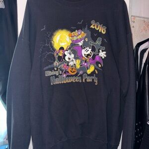 Disneyland 2016 Mickey's Halloween Party Black Sweater